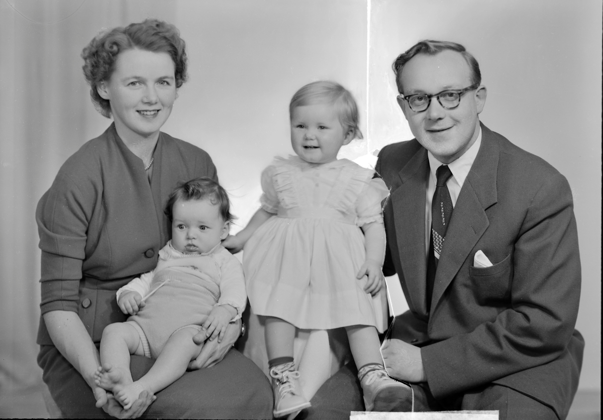 Samuel Mathiassen med familie