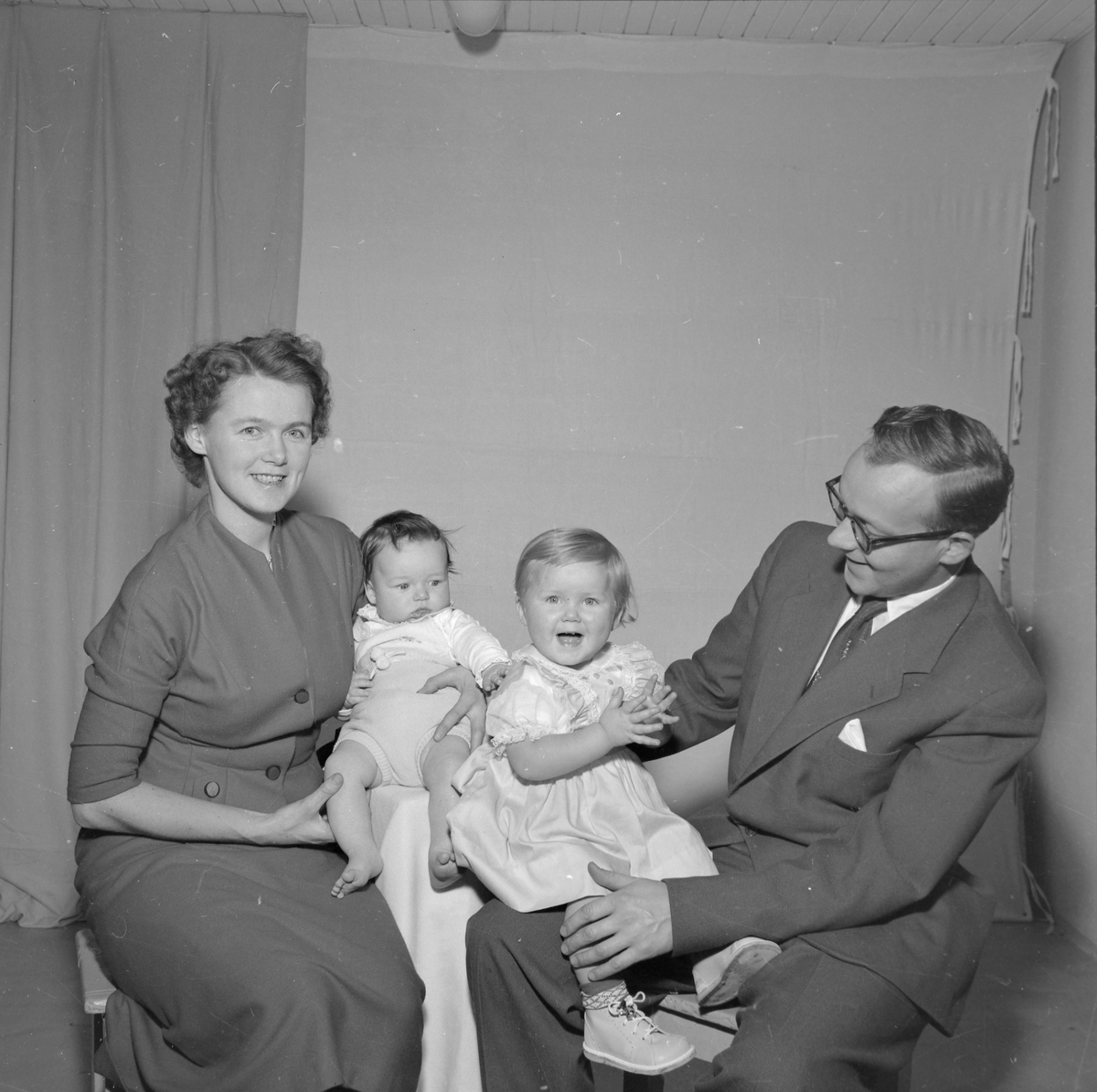 Samuel Mathiassen med familie