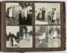 Sida ur fotoalbum som har tillhört Elin Andersson (gift Tidstrand). 1920-talet