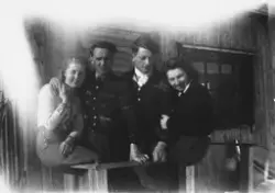 På hyttetur i Svandalen. Agnes Larsen, f.1921, Stamnesvik, F