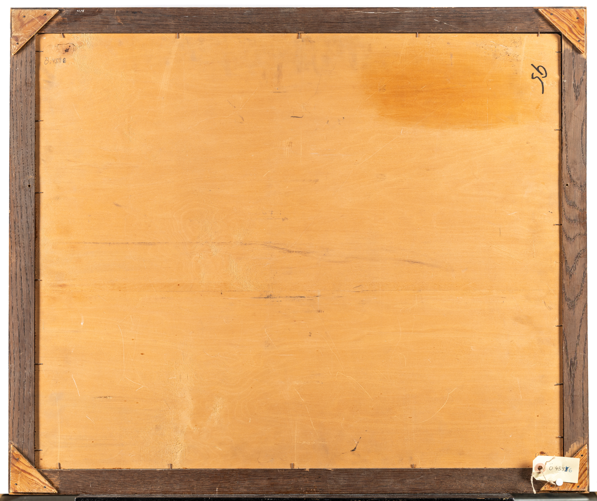 Vitkopia, märkt CI N:o135, brunbetsad ekram.