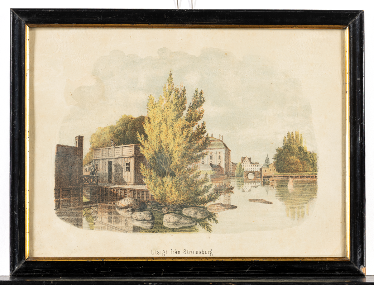 I fonden en del av Riddarhuset samt Norrbro.