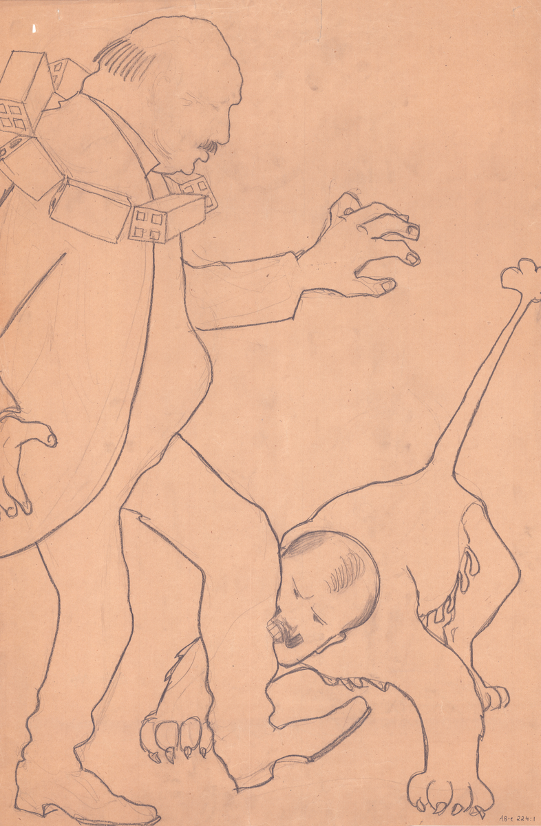 Karikatyrteckningar.