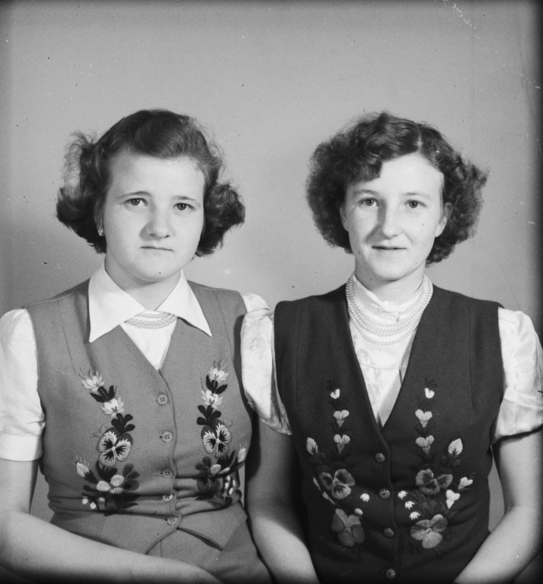 Stina Eriksson från Källberga, Alunda socken, Uppland 1951