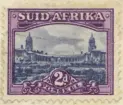 Frimärke ur Gösta Bodmans filatelistiska motivsamling, påbörjad 1950.
Frimärke från Syd Afrika, 1927. Motiv av Guvernementshuset i Pretoria
