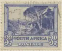Frimärke ur Gösta Bodmans filatelistiska motivsamling, påbörjad 1950.
Frimärke från Syd Afrika, 1927. Motiv av 