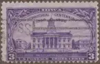Frimärke ur Gösta Bodmans filatelistiska motivsamling, påbörjad 1950.
Frimärke från U.S.A., 1938. Motiv av Iowas gamla Capitoleumbyggnad Territoriet Iowas 100-års jubileum: 1838-1938. -(Obs.: Iowa fick statsrättigheter först 1846)