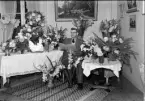 K. Johansson 60 år, Marma, Alunda, Alunda socken, Uppland, 1951