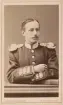 Porträtt av friherre von Schlotheim, sekundlöjtnant vid Storhertigliga Mecklenburgska grenadjärregementet nr 89, Tyskland.