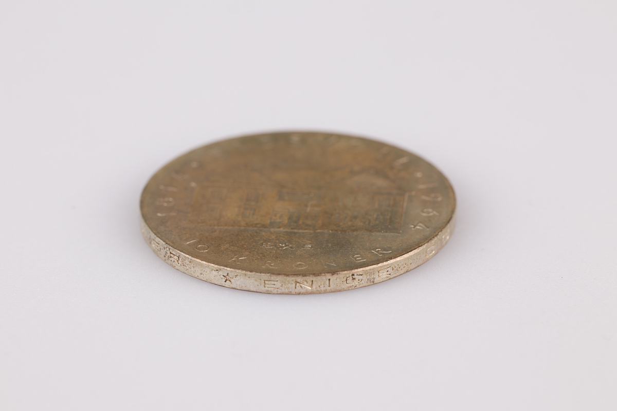 Norsk minnemynt. 10 kr.