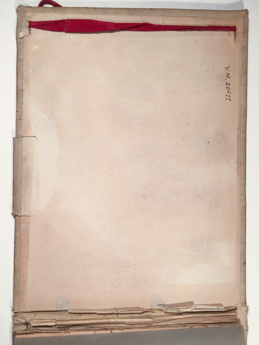 Skissboken innehåller 46 teckningar ( blad ).