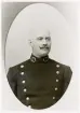 Poliskonstapel Johan Gustaf Gylfe, Växjö.
Bröstbild, halvprofil. Ateljéfoto.