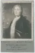 Porträtt på Johan Alexander Götherhjelm. Född år 1688 och död år 1764.