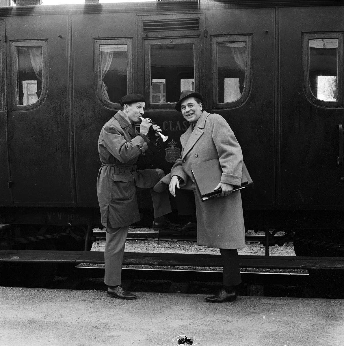 Egon Larssons regi på Centrum, Rune Ek spelar komedi, Uppsala 1962