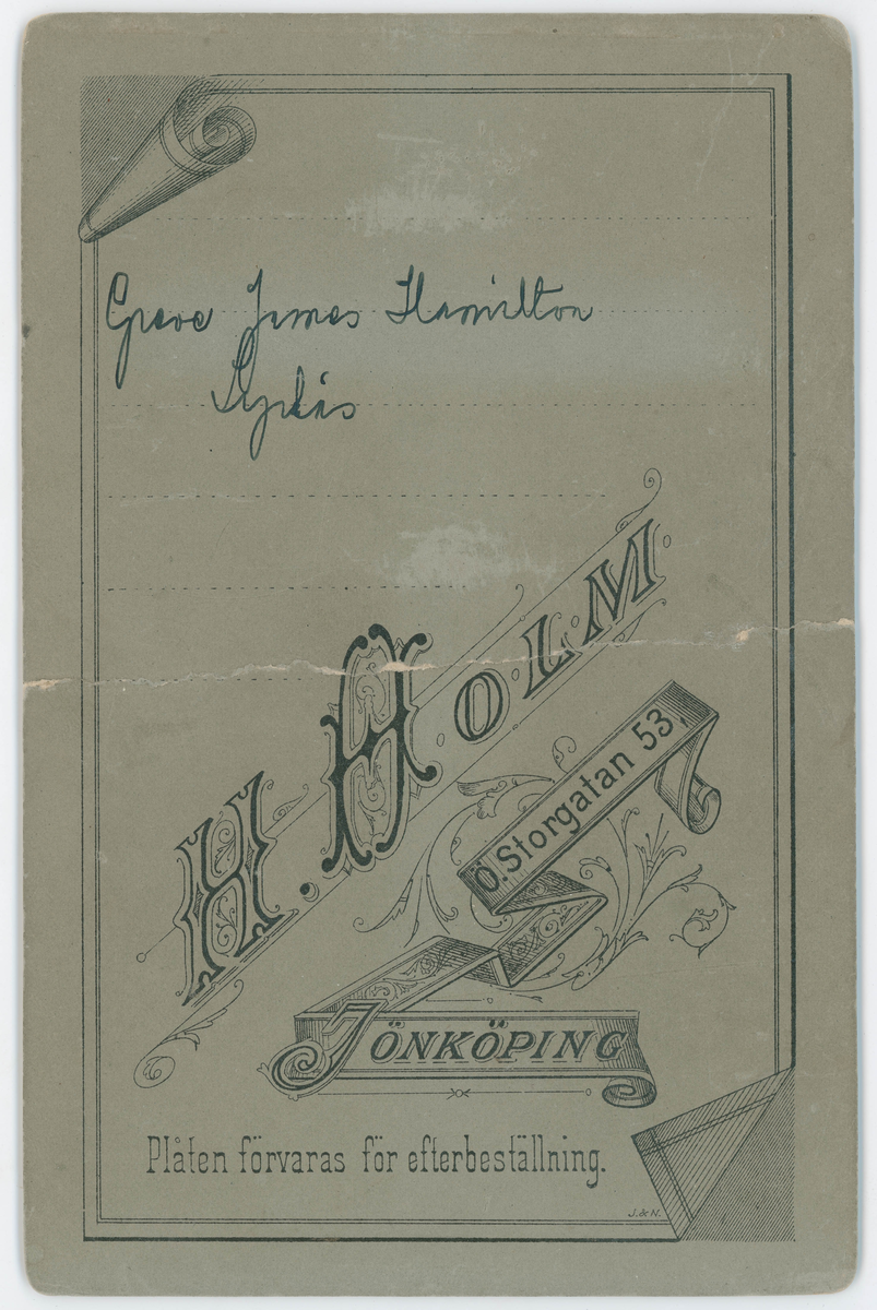 Porträtt på Greve James Hamilton, Lyckås