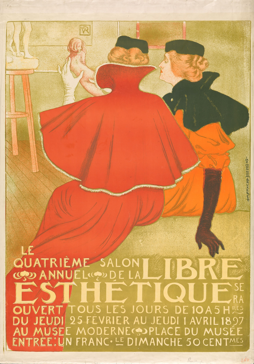 La Libre Esthétiques fjerde årlige utstilling [Plakat]