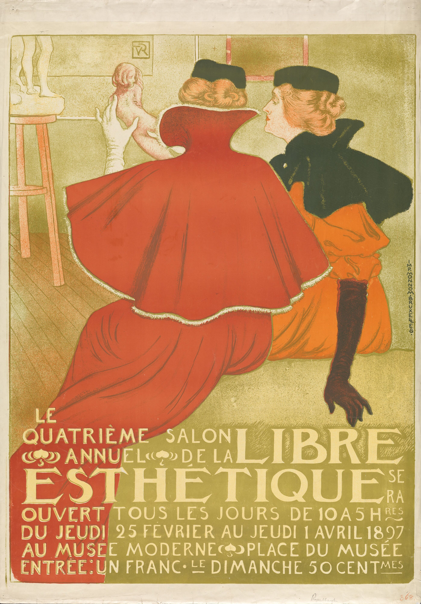 La Libre Esthétiques fjerde årlige utstilling [Plakat]