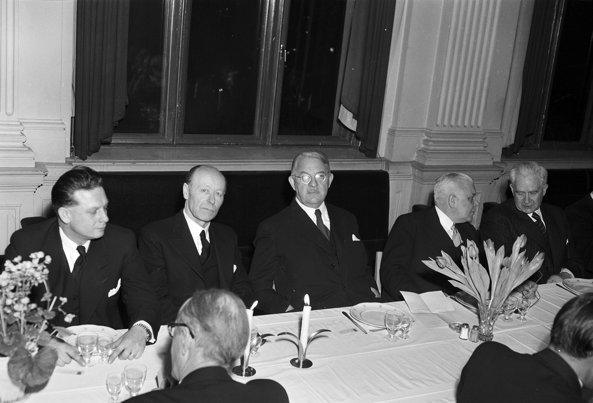 Stadsmiddag, Östgöta nation, Uppsala 1951