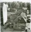 Västerås, kv. Nestor.
Byggnad i korsningen Munkgatan/Fiskartorget. 1954.