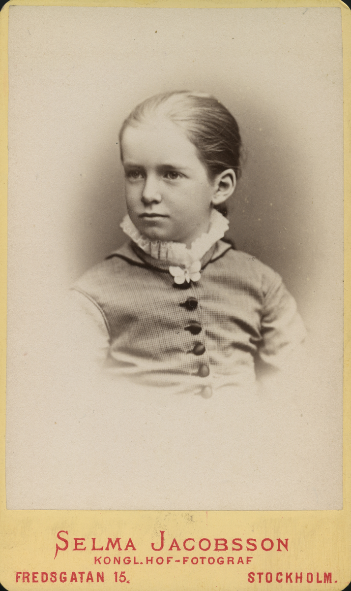 Porträtt av Elin Lundeberg, 31/8 1881.
