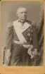 Porträtt av O ....? 1885, i militär klädsel.
