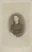 Porträtt av Gundborg H...? 1869.