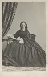 Porträtt av Anna Beskow f. Mu....?