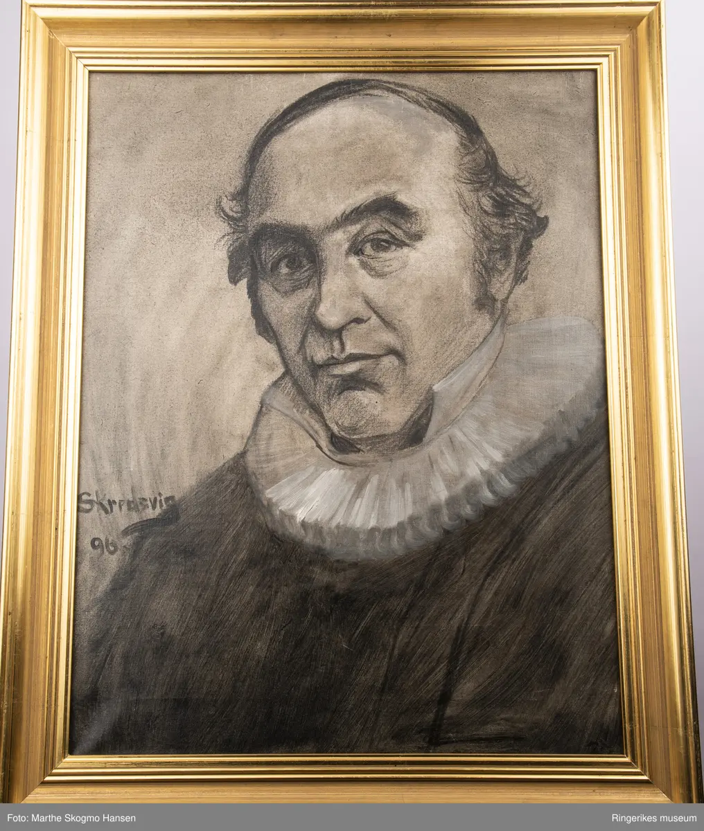 Portrett av Jørgen Moe som prest.