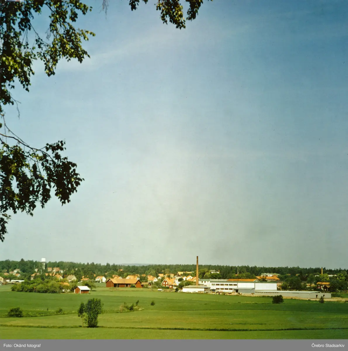 Vy över del av Fjugesta