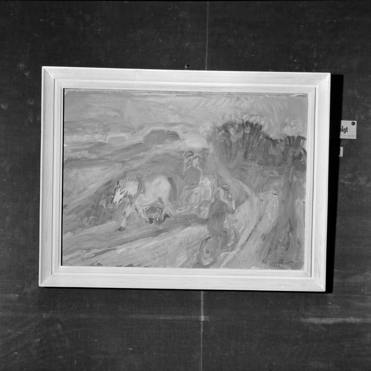 20 malerier av Hans Ryggen skjenket til Det Faste Galleri