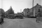 Trafikolycka på Öster i Växjö, ca. 1940-tal.