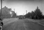 Trafikolycka på Öster i Växjö, ca. 1940-tal.