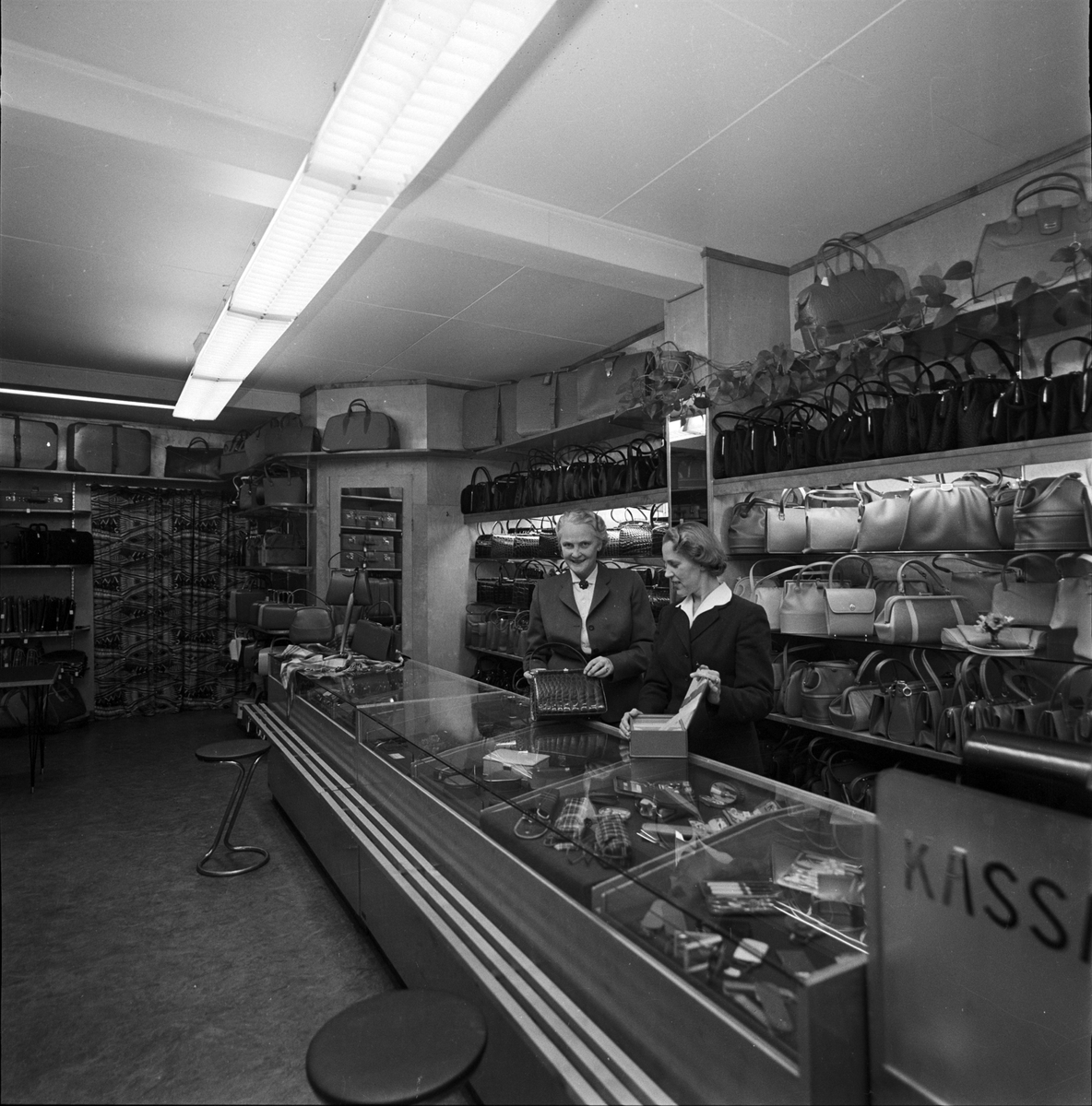 Gahms väskaffär, Uppsala 1957