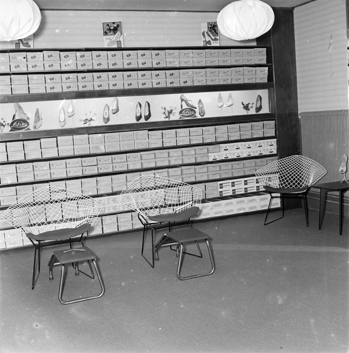 Svartbäckens Sko & Läderhandel, Uppsala 1958
