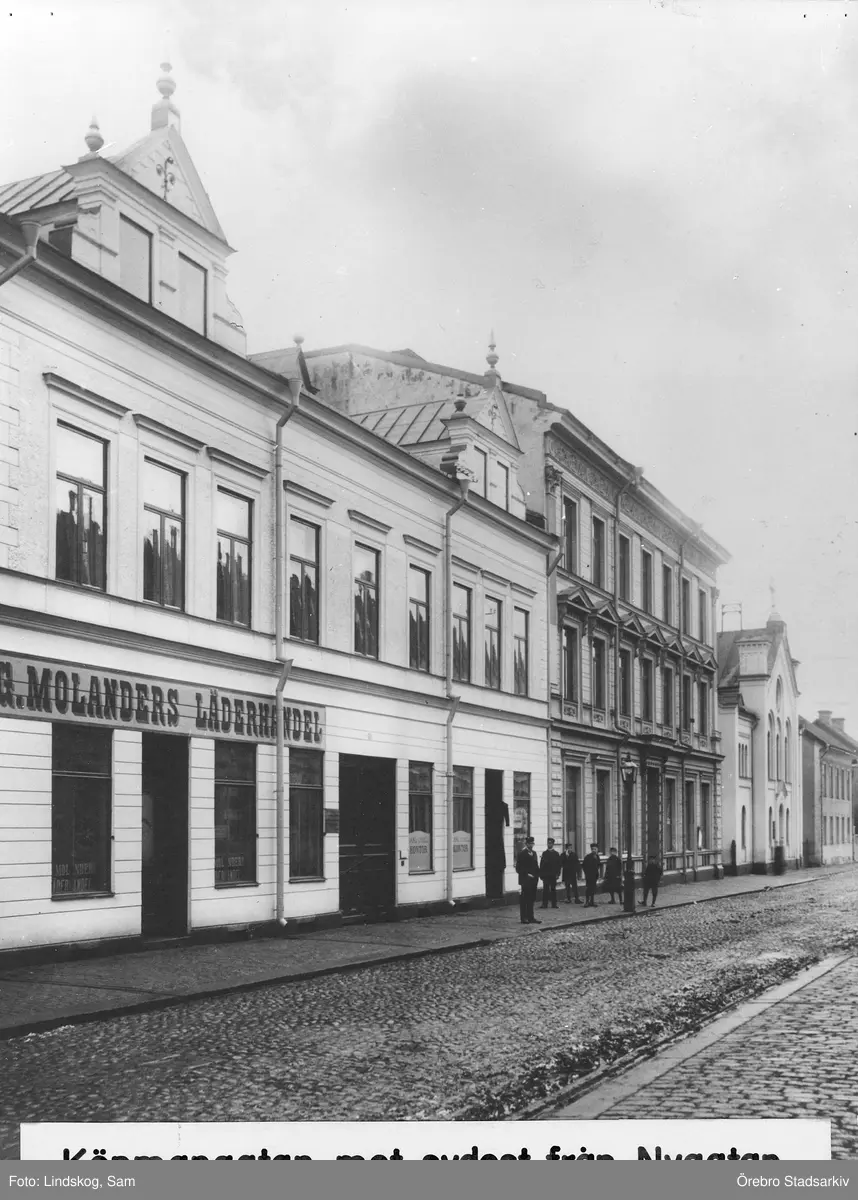 Köpmangatan mot sydost från Nygatan