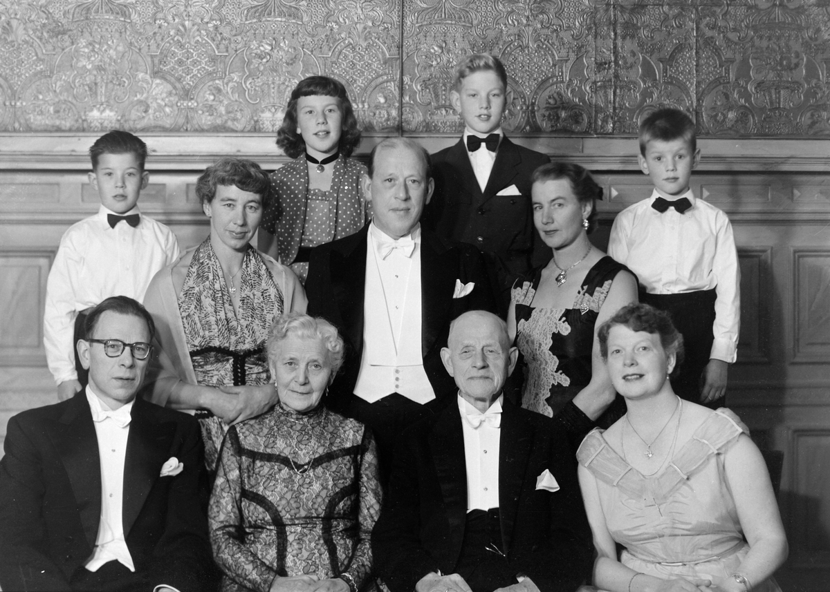 Rudolf Theoror Gotfred og Anna Marie Strøm feirer gullbryllup