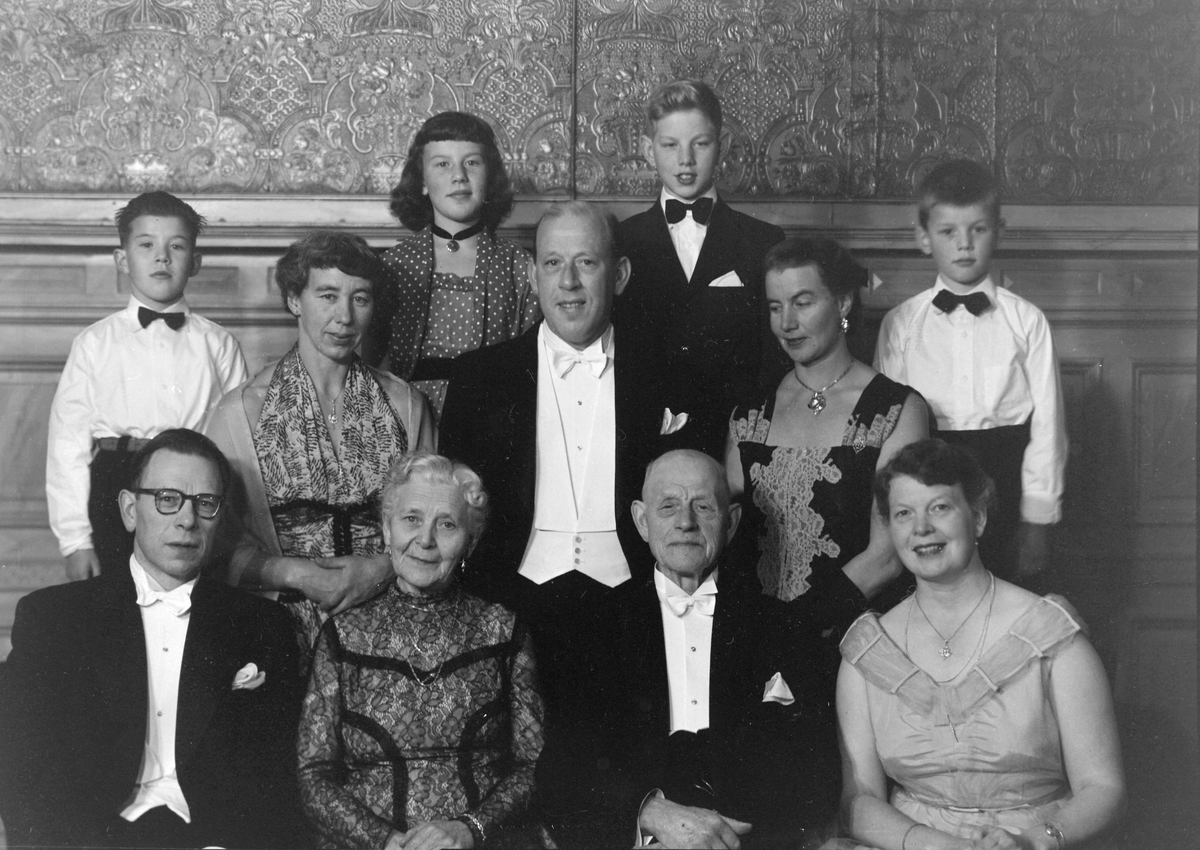 Rudolf Theoror Gotfred og Anna Marie Strøm feirer gullbryllup