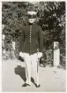 Poliskonstapel Carl-Erik Calding i sommaruniform, 1937.
Son till poliskonstapel Gustaf Wilhelm Carlsson, Växjö.