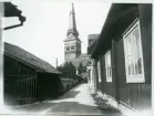 Västerås, kv. Proban.
Lilla Kyrkogatan, c:a 1890-1915.