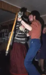 Ingar Magne i en svingom.