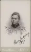 Porträtt av Gerda Cederberg, 1895.