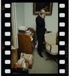 Porträtt av nytillträdde generaldirektören för Medicinalstyr