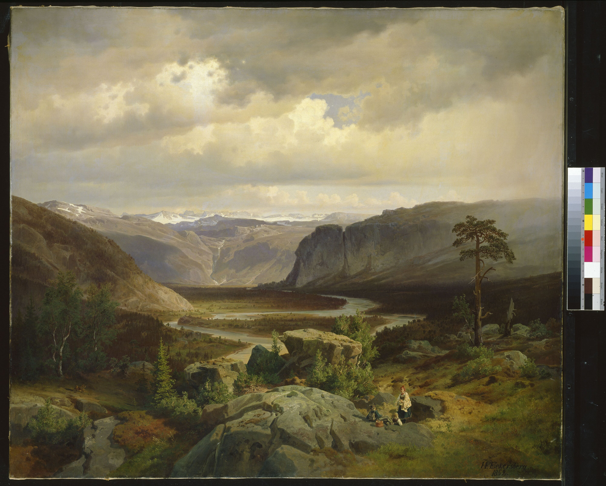 Fra Valle i Setesdal [Maleri]