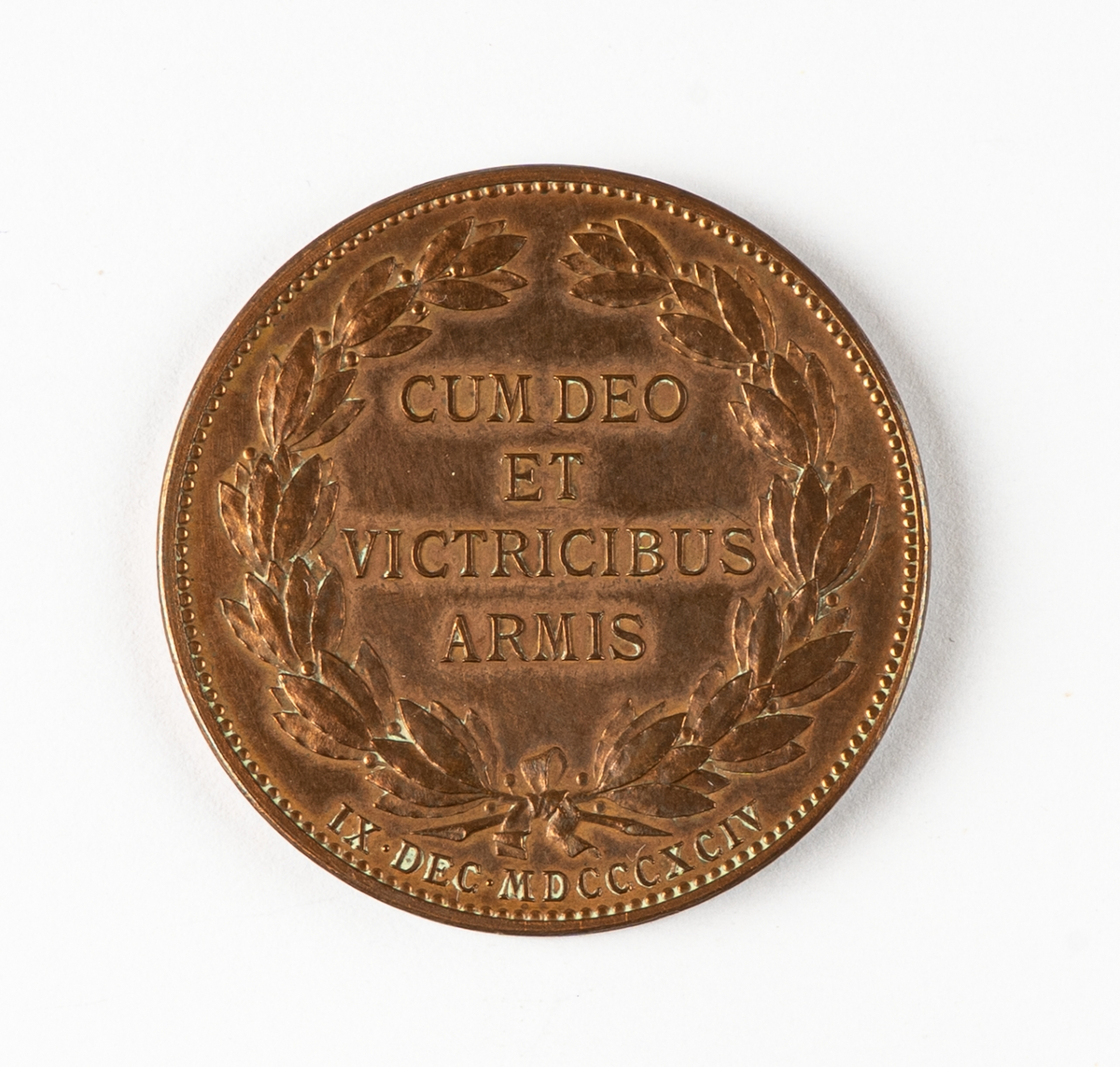 Gustav II Adolf, medalj till minne av kungens födelsedag, 1894.