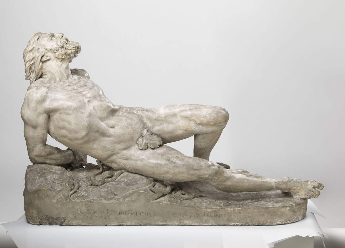Ragnar Lodbrok i ormegården [Statue]