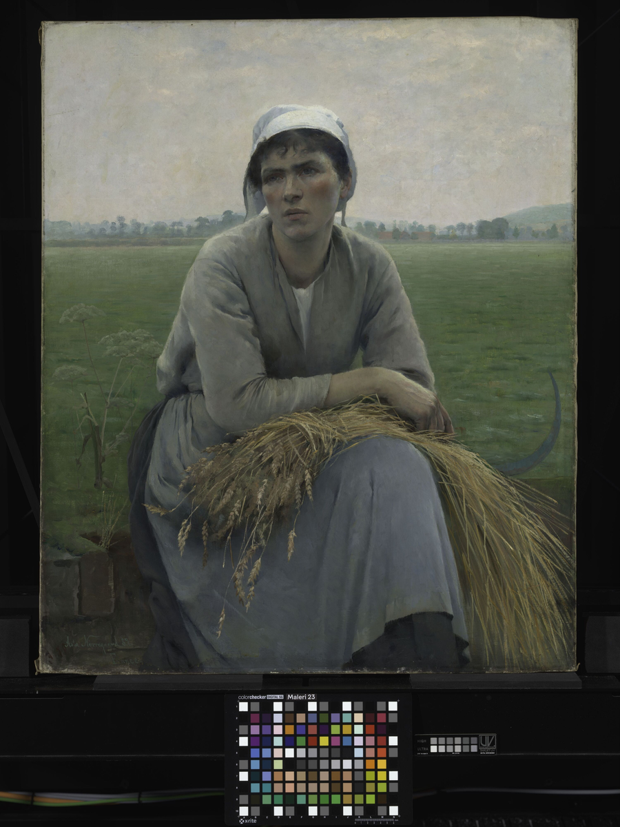 Bondekone fra Normandie [Maleri]