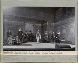 Karin Månsdotter, Dramatiska teatern 1899. Föreställningsbil