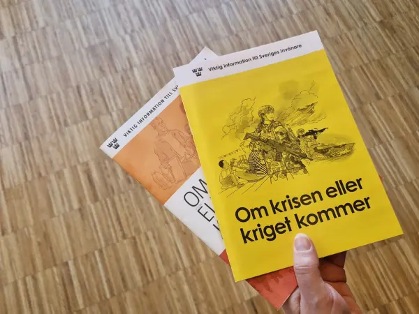 Har du fått "Om krisen eller kriget kommer" i brevlådan?