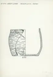 Tegning. Leirkar fra Tjesseim, Sandnes k.