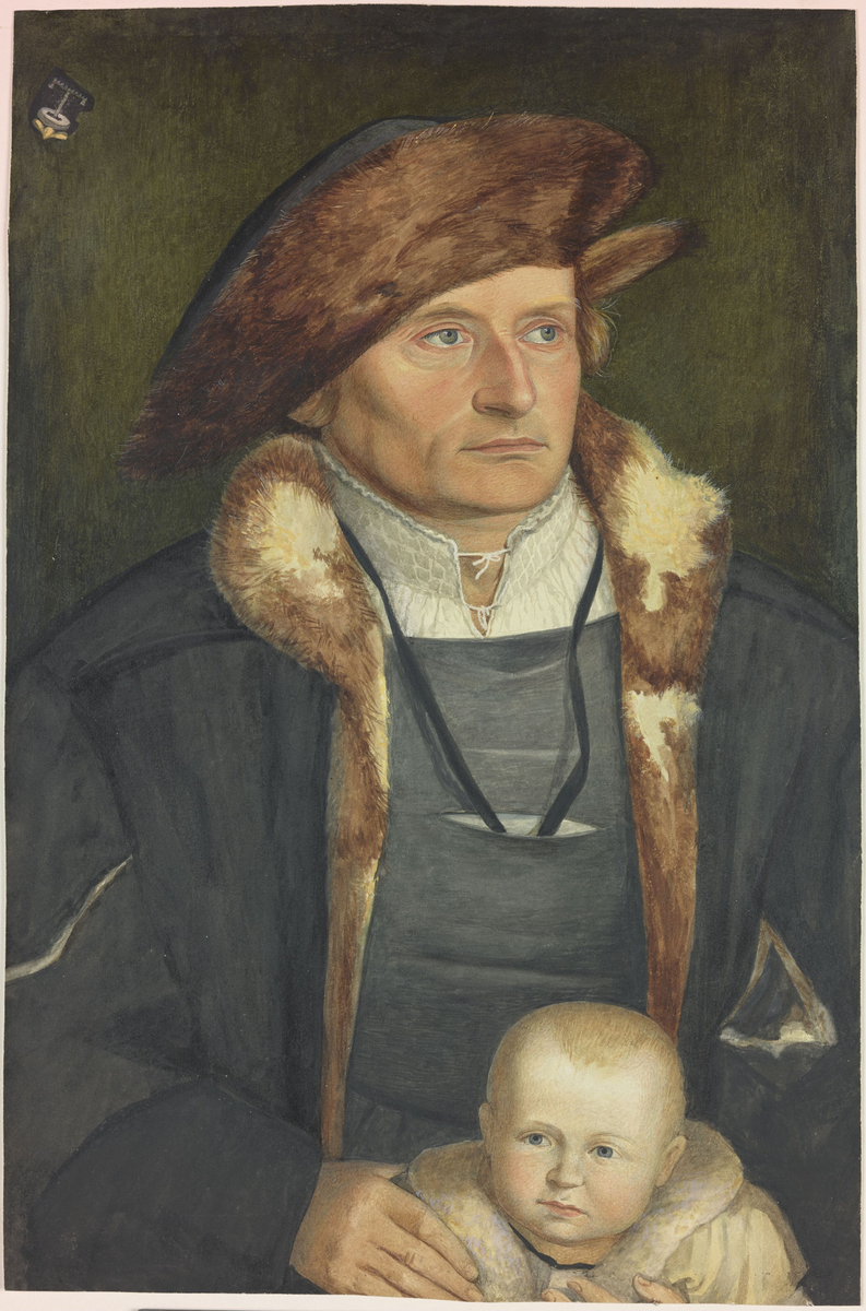 Hans Urmiller og hans sønn [Tegning]